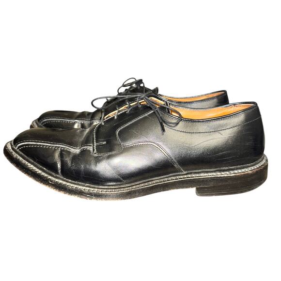 Allen Edmonds Hillcrest Oxfords Men\'s Size 10 C Black Leather Bicycle Toe Shoes main image 5